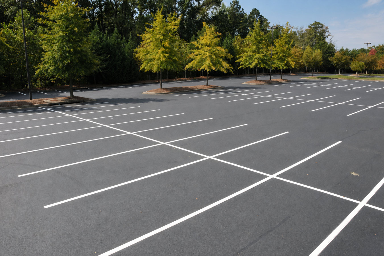 Parking lot maintenance